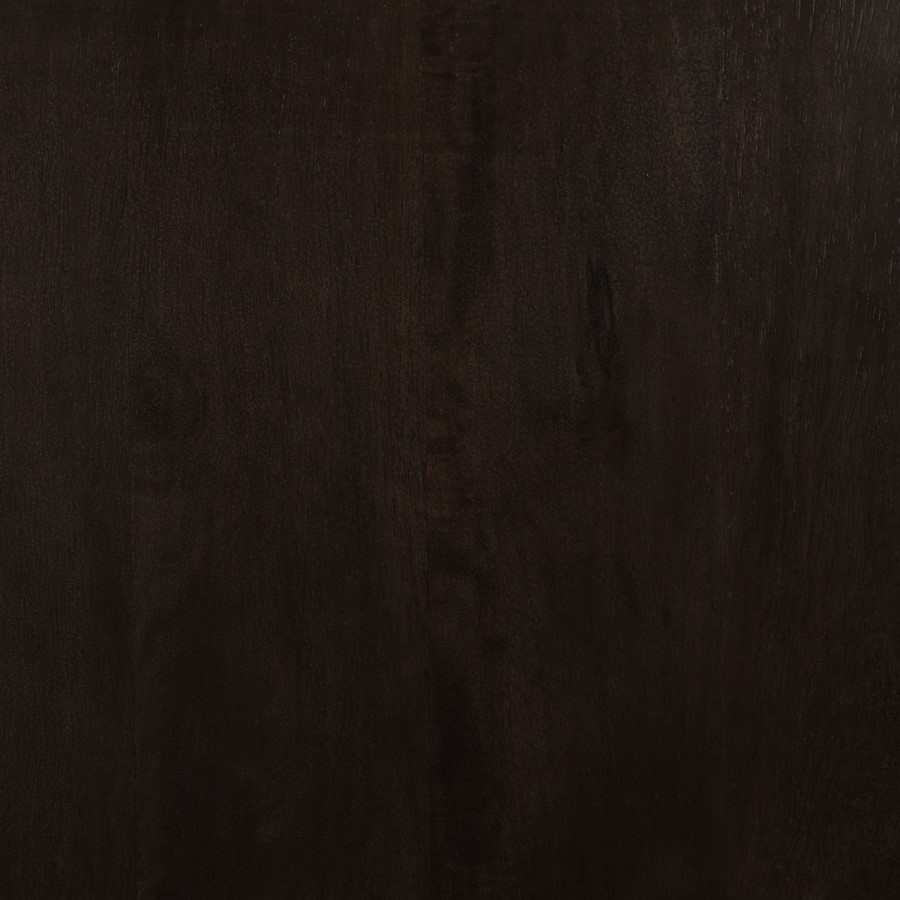 Wide Dark Wood Sideboard with Marble Top - Alessio