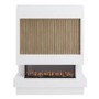 Self Build Media Wall with 3-Sided Electric Fireplace with 50inch Fire - AmberGlo