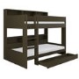 Green Bunk Bed with Storage Shelves and Drawer - Aire