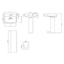 Close Coupled Toilet and Basin Suite - Albi