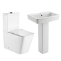 Close Coupled Toilet and Basin Suite - Albi