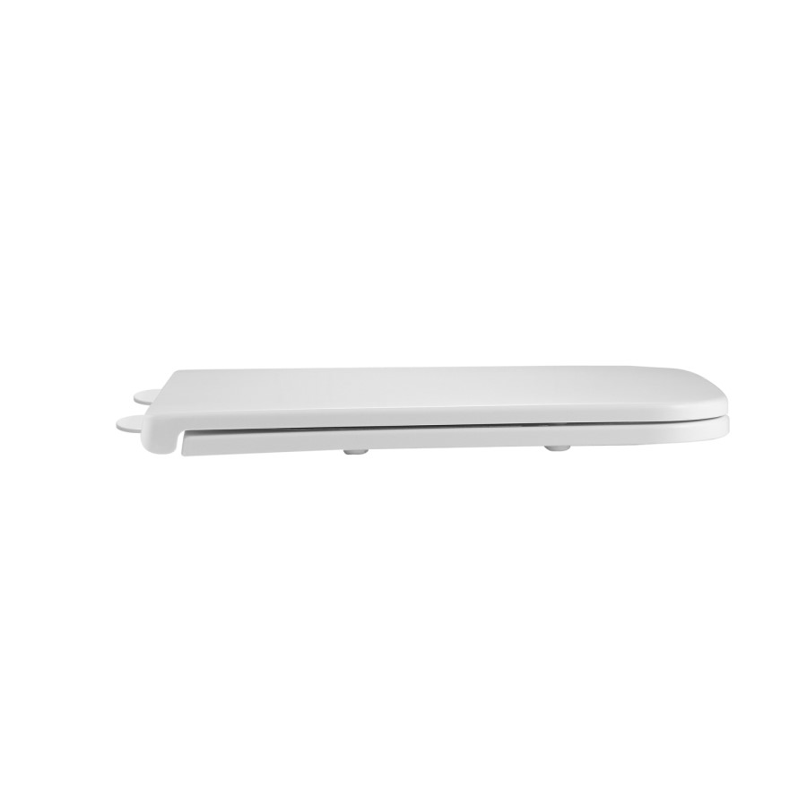 Wall Hung Toilet with Soft Close Seat, Pneumatic Chrome Flush Plate, 820mm Frame & Cistern - Albi
