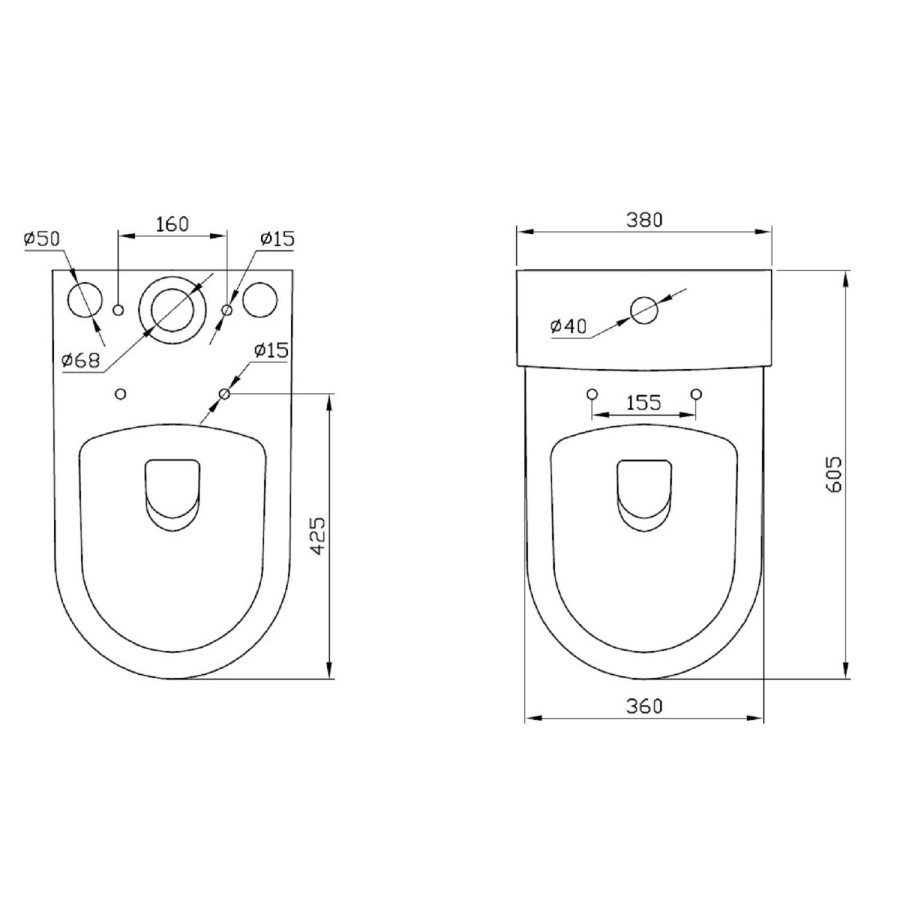 Chrome Freestanding Right Hand Shower Bath Suite with Toilet and Basin - Amaro
