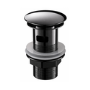 Black Chrome Click Clack Slotted Basin Waste - Arissa