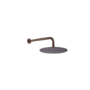 Brushed Bronze 2 Outlet Wall Mounted Thermostatic Mixer Shower Set with Hand Shower - Arissa
