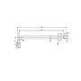 Brushed Brass 2 Outlet Wall Mounted Thermostatic Mixer Shower Set with Hand Shower and Slide Rail Kit - Arissa