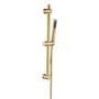 ONLY OPENED - Brushed Brass Thermostatic Mixer Shower with Slider Riser Rail Kit - Arissa