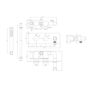 Brushed Brass 2 Outlet Thermostatic Mixer Shower Set with Overflow Bath Filler and Integrated Hand Shower - Arissa