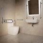Chrome Bathroom Grab Rails Set of 6 - Arissa