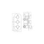 Chrome 3 Outlet Wall Mounted Thermostatic Mixer Shower Set With Hand Shower and Waterfall Bath Filler Spout - Arissa