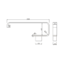 Chrome 3 Piece Accessory Set - Arissa