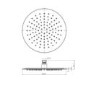 ONLY OPENED - Black 250mm Slim Round Shower Head and Ceiling Arm - Arissa