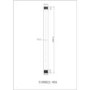 ONLY OPENED - Black 250mm Slim Round Shower Head and Ceiling Arm - Arissa