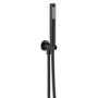 Black 3 Outlet Wall Mounted Thermostatic Mixer Shower Set With Hand Shower and Bath Filler Spout - Arissa
