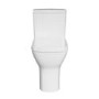 Close Coupled Rimless Open Back Toilet with Soft Close Seat - Austin