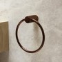 3 Piece Bronze Knurled Bathroom Accessory Set - Arissa