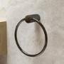 3 Piece Gunmetal Knurled Accessory Set - Arissa