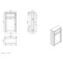 1100mm Green Toilet and Sink Unit with Traditional Toilet - Baxenden