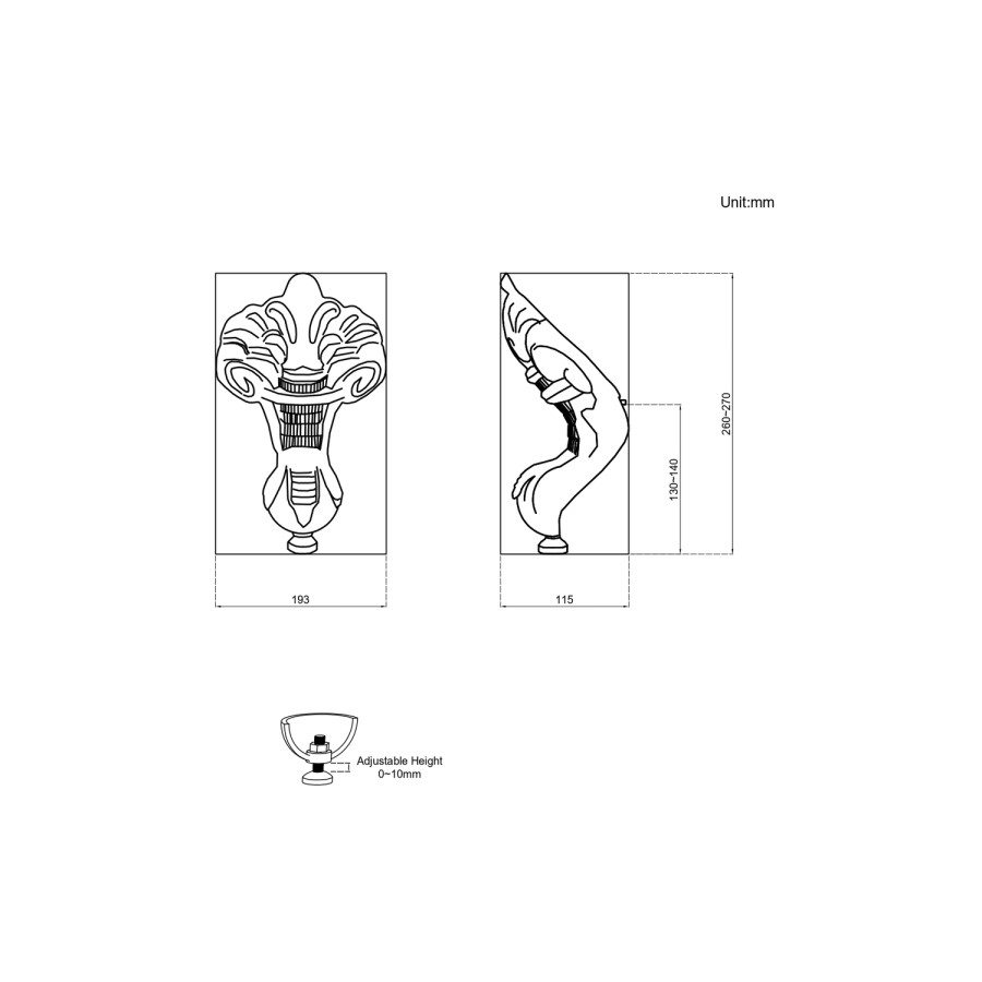 Freestanding Single Ended Shower Bath with Chrome Feet & Bath Screen 1670 x 740mm - Park Royal