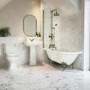 Traditional Brass Shower Bath Suite with Toilet & Basin - Park Royal
