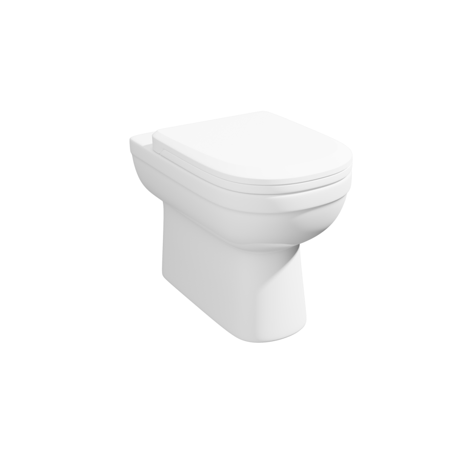 1700mm Chrome Shower Bath Suite with White Toilet & Sink Unit - Alton