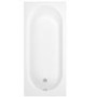 Single Ended 1700mm Shower Bath with Toilet Basin Panels and Bath Screen - Alton