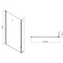 1500mm Left Hand Shower Bath Suite with Toilet Basin & Panels - Lomax