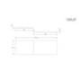 L Shaped Shower Bath with Front Panel & Chrome Bath Screen with Towel Rail, Right Hand 1500 x 850mm - Lomax