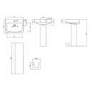 1500mm Right Hand Shower Bath Suite with Toilet Basin & Panels - Lomax