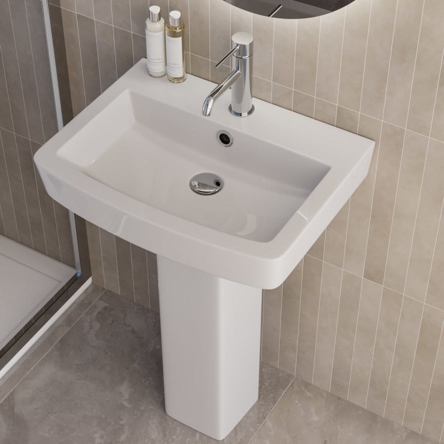1500mm Right Hand Shower Bath Suite with Toilet Basin & Panels - Lomax