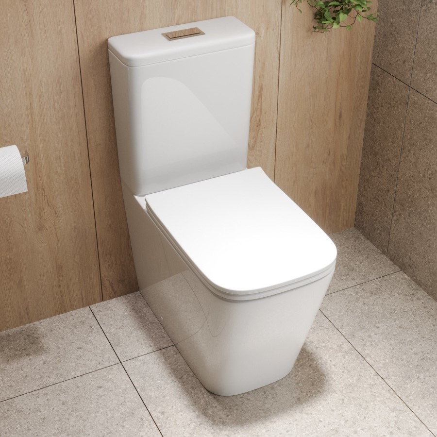 1700mm Left Hand Shower Bath Suite with Toilet Basin & Panels - Lomax