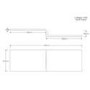 L Shaped Shower Bath with Front Panel & Chrome Bath Screen, Right Hand 1700 x 850mm - Lomax