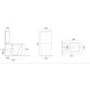 1700mm Right Hand Shower Bath Suite with Toilet Basin & Panels - Lomax