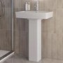 1700mm Right Hand Shower Bath Suite with Toilet Basin & Panels - Lomax