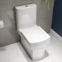 1700mm Right Hand Black Shower Bath Suite with Toilet Basin & Panels - Lomax