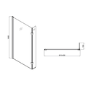 1700mm Right Hand Black Shower Bath Suite with Toilet Basin & Panels - Lomax