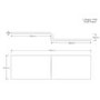 L Shaped Shower Bath with Front Panel & Brushed Brass Bath Screen, Right Hand 1700 x 850mm - Lomax
