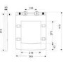 Close Coupled Toilet and White Gloss Basin Vanity Unit Cloakroom Suite - Ashford