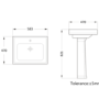Traditional Chrome Freestanding Bath Suite with Toilet & Basin - Park Royal