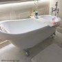 Freestanding Single Ended Roll Top Slipper Bath with Chrome Feet 1615 x 690mm - Park Royal