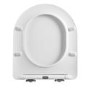 Matt White Wall Hung Rimless Toilet with Soft Close Seat, Brushed Brass Mechanical Flush Plate, 1168mm Frame & Cistern – Verona