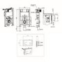Matt White Wall Hung Rimless Toilet with Soft Close Seat, White Glass Sensor Flush Plate, 820mm Frame & Cistern – Verona