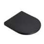 Matt Black Wall Hung Rimless Toilet Soft Close Seat, Brushed Brass Pneumatic Flush Plate, 1168mm Frame & Cistern – Verona