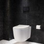 Wall Hung Rimless Short Projection Toilet with Soft Close Seat - Alcor