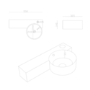 Alcor White Gloss Wall Hung Toilet and Basin Suite