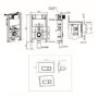 Wall Hung Rimless Toilet with Soft Close Seat, Matt Black Pneumatic Flush Plate, 820mm Frame & Cistern – Alcor