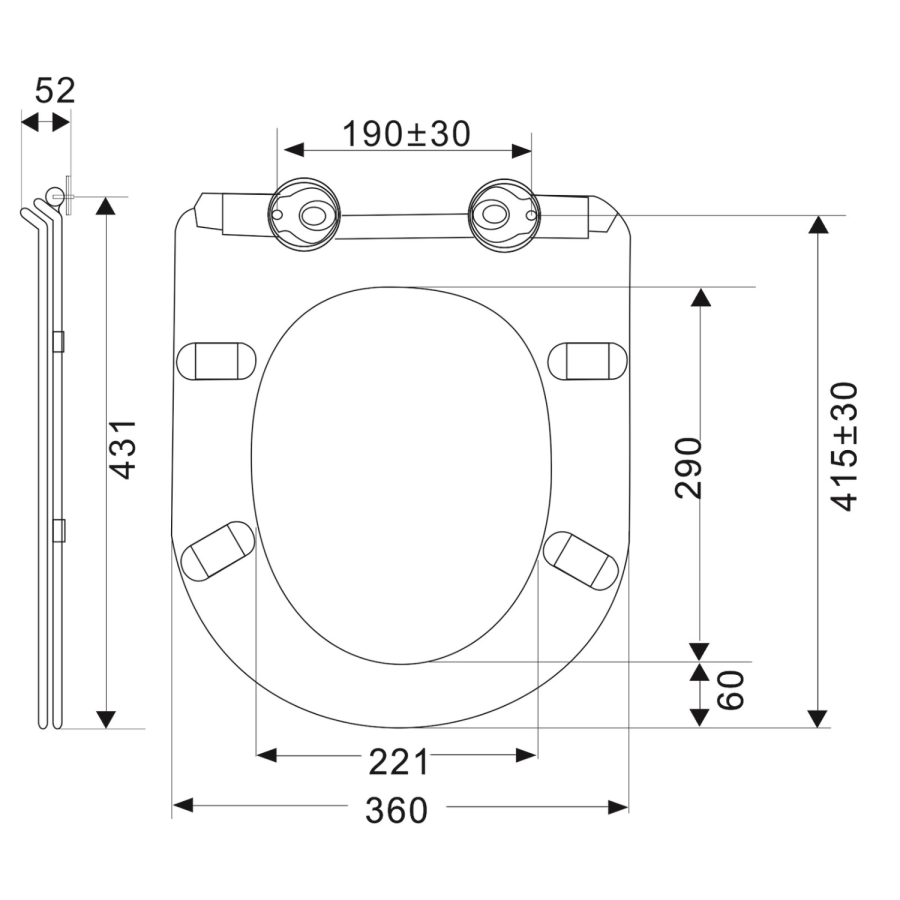 Close Coupled Toilet and Basin Bathroom Suite - Newport