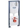 Wall Hung Rimless Toilet with Soft Close Seat, 1130mm Grohe Cistern and Frame - Newport