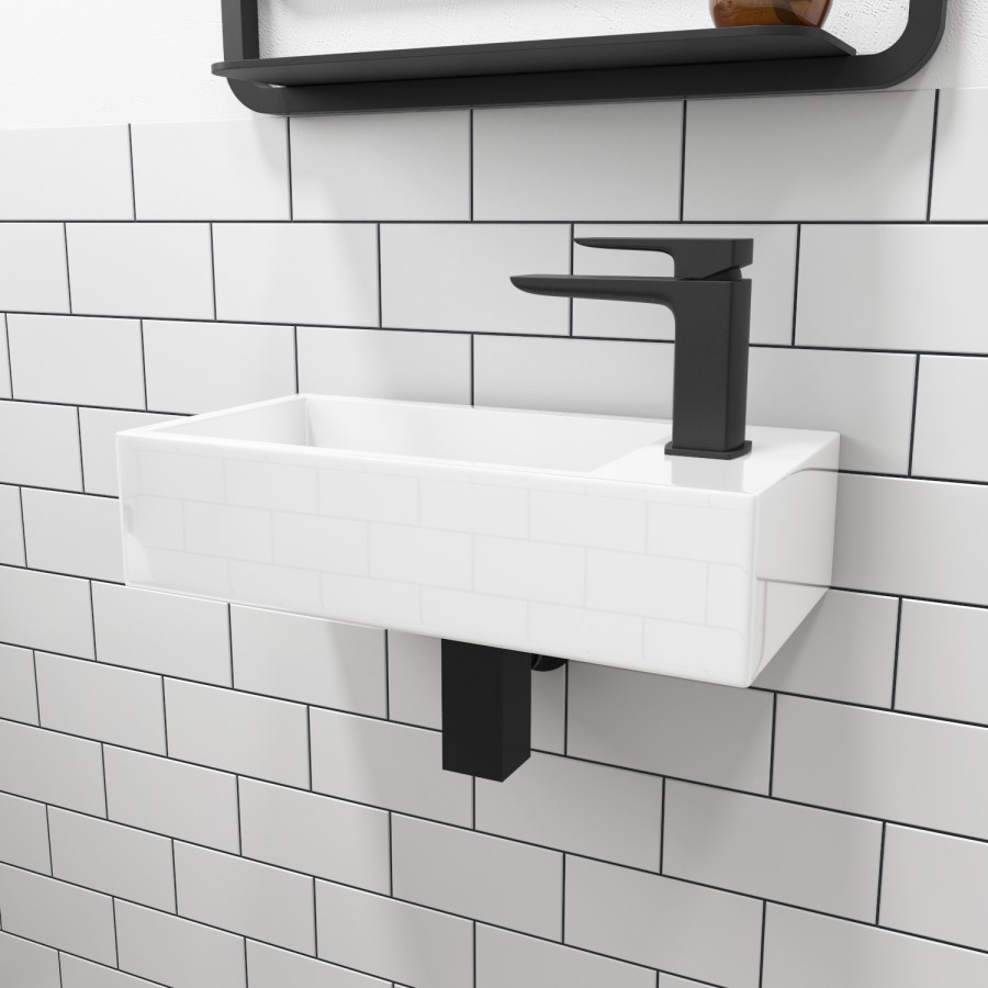 ONLY OPENED - Indiana Rimless Comfort Height CC WC and Soft Close Slim Seat and Detroit Wall Hung Basin Suite