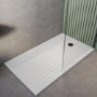 1400 x 900mm Black Walk in Shower Enclosure Suite with Toilet and Basin - Corvus